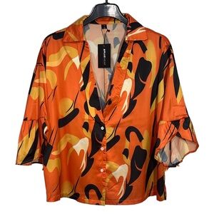 NWT XPlus Wear Flame Design Jacket Womens Size XL